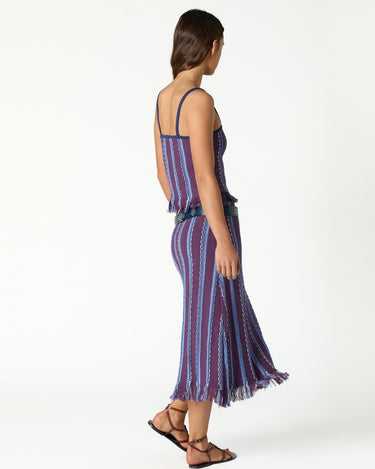 MULTICOLOR FRINGED TOP