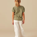 KHAKI SHORT SLEEVE T-SHIRT