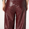PANTALÓN TRENZADOS BURGUNDY