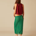 GREEN LACE SKIRT