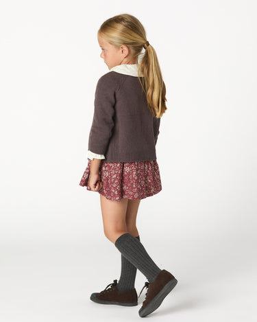 CHAQUETA BOTÓN LODEN CHOCOLATE