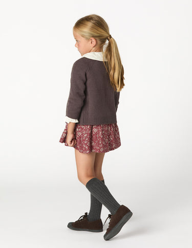 CHAQUETA BOTÓN LODEN CHOCOLATE
