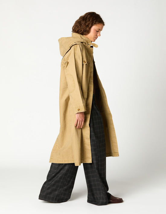 TRENCH BOLSILLOS SAND