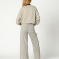 LIGHT GREY CREW NECK SWEATER
