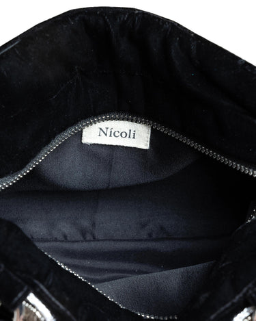 BOLSO TERCIOPELO NEGRO BEADS