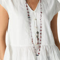 LONG NECKLACE BERRY STONES