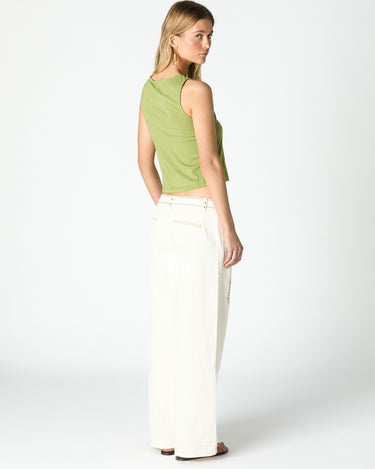 BUTTON-UP T-SHIRT DIAGONAL PICKLE