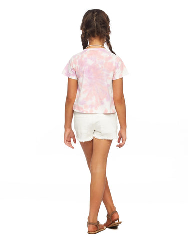 Camiseta tie dye rosa