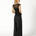 TOP CANALÉ LACE BLACK