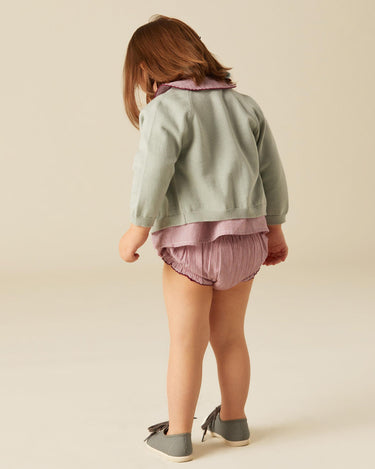LIGHT GREY BUTTON-UP JACKET