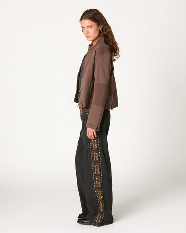 CHAQUETA CREMALLERA CHOCOLATE