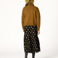 TURTLENECK SWEATER WITH BUTTONS CURRY