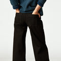 BLACK PANTS POCKETS SEAMS
