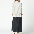 ECRU STRIPED BLAZER
