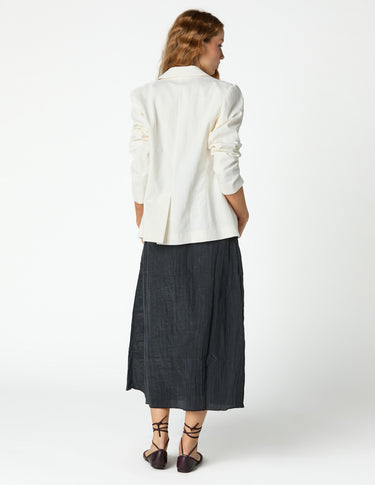 ECRU STRIPED BLAZER