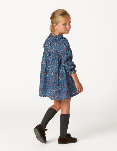VESTIDO NIDO NIGHT GARDEN BLUE