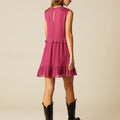 MULBERRY LAYERED DRESS