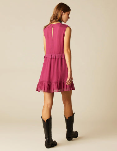 MULBERRY LAYERED DRESS