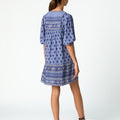 BUTI BLUE PRINT DRESS
