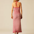 BICOLOR KNIT DRESS