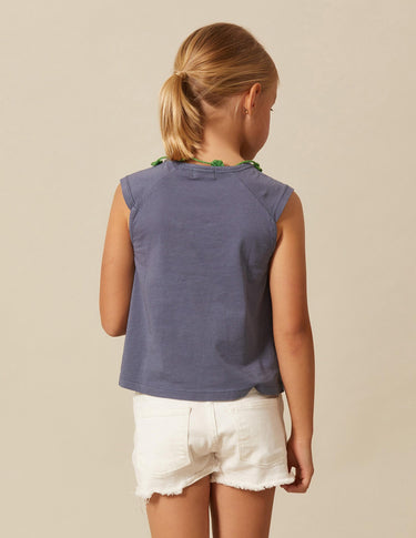 BLUE CUT T-SHIRT