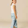 PANTALÓN BOLSILLOS TAPETA AZUL