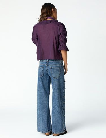 BITTERSWEET RUFFLE TUCK SHIRT
