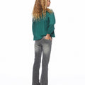 Pantalón campana gris