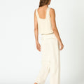 ECRU SQUARE NECK TOP