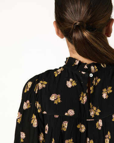 ANTHRACITE FLOWER DRESS