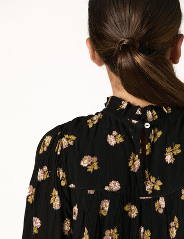VESTIDO ANTHRACITE FLOWER