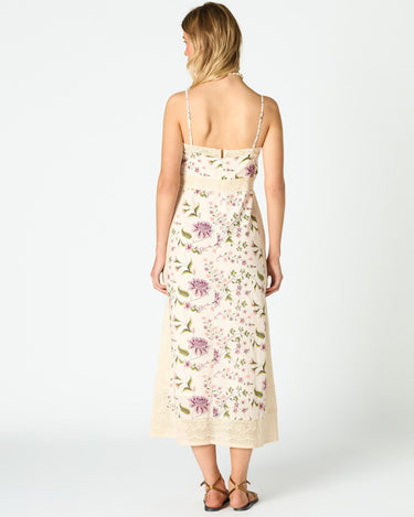 PRINTED INDIAN CAPPUCCINO DRESS