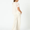 CAMISA MANGA PICOTING WHITE