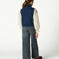 CHALECO CUELLO VUELTO MIDNIGHT