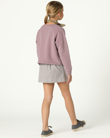 BERRY BUTTON SWEATER