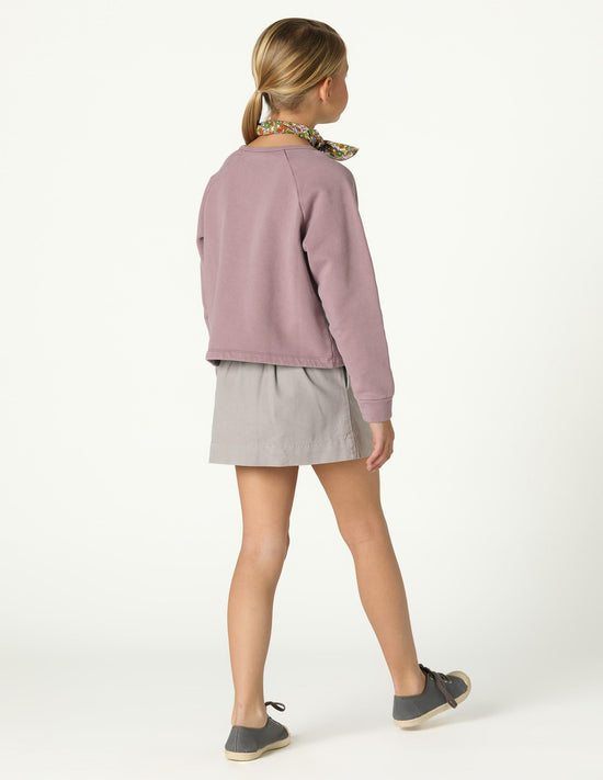 BERRY BUTTON SWEATER