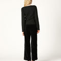 EIGHTS BLUE VELVET TROUSERS