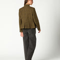 BLAZER AUSTRIACA CUADROS VERDE