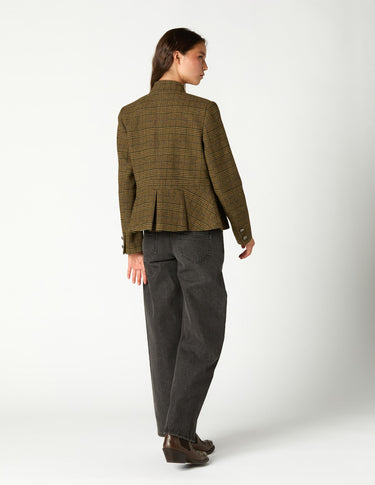 BLAZER AUSTRIACA CUADROS VERDE