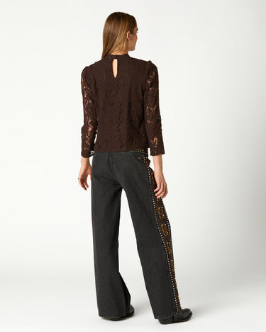 CAMISA LACE MARRÓN