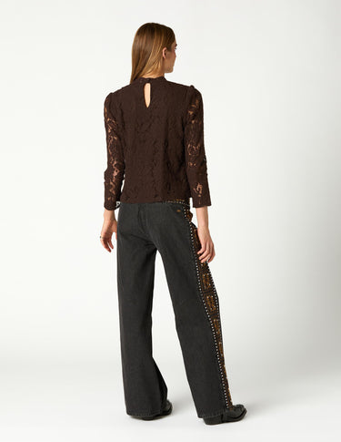 CAMISA LACE MARRON