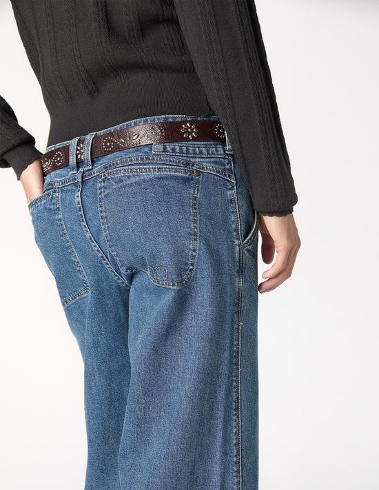 PANTALÓN "NN" BORDADO BLUE