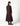 GARNET STRIPED BUCKLE BLAZER