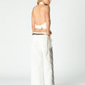 EIGHTS EMBROIDERED TROUSERS ECRU