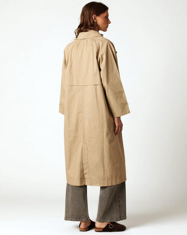 SAND TWILL COAT