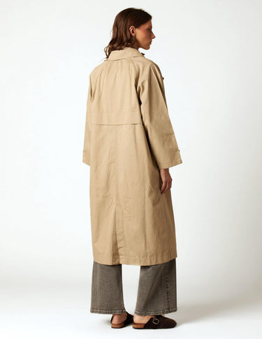 SAND TWILL COAT