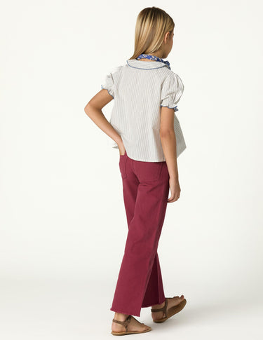 INDIAN RED POCKET TROUSERS
