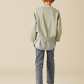 LIGHT GREY KNITTED SWEATER