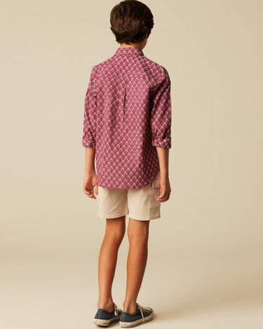 MULBERRY LEAF BUTI SHIRT