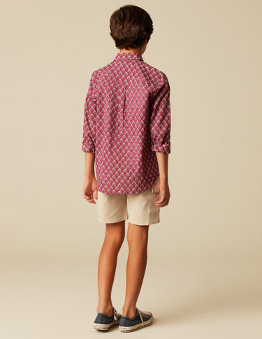 MULBERRY LEAF BUTI SHIRT